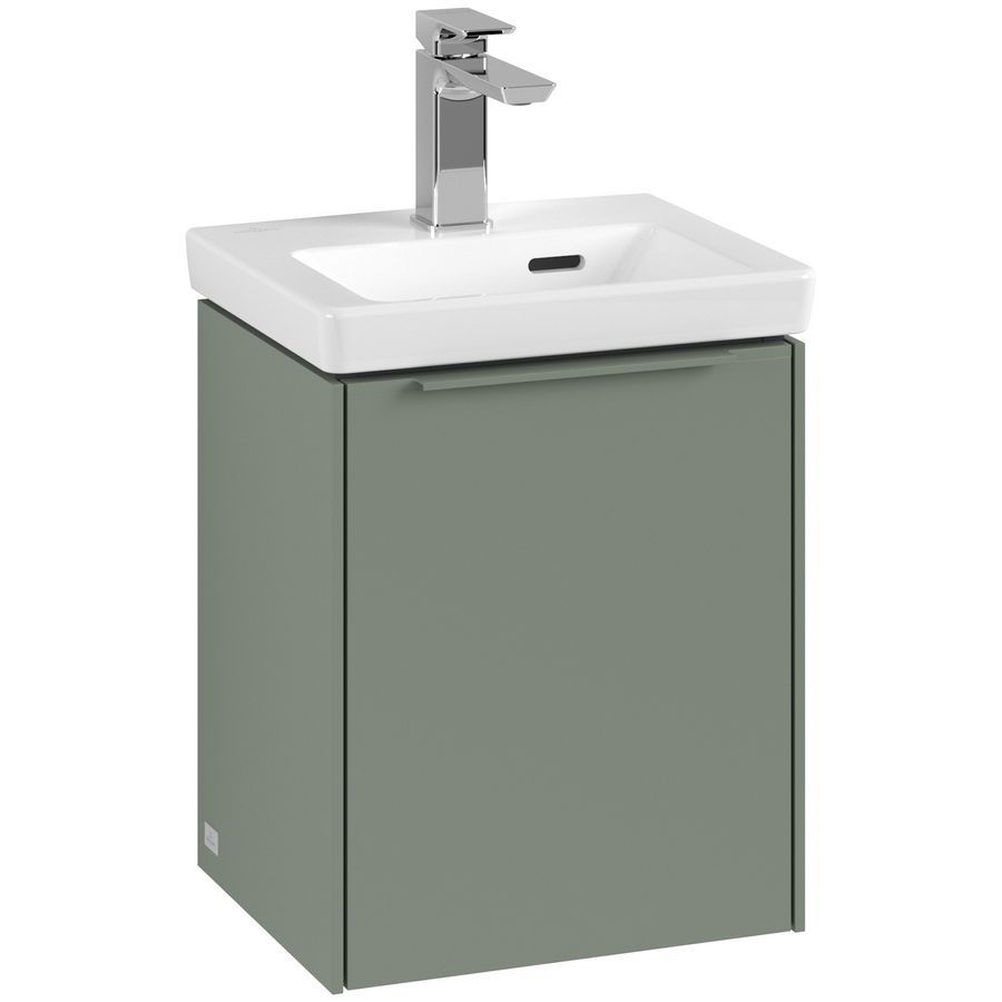Wastafelonderkastkast SUBWAY 3.0 351x429x309mm Soft Green C58402AF greep monochroom