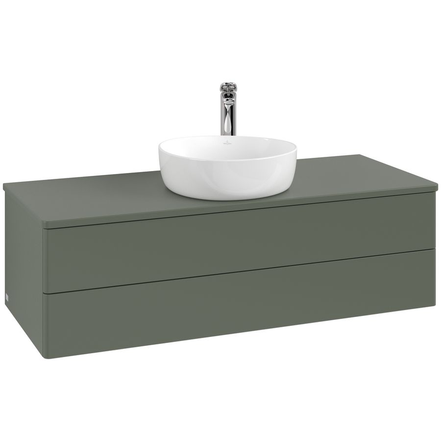 Wastafelonderkast Antao 1200x360x500mm L.Green Matt Lacquer K21050HL