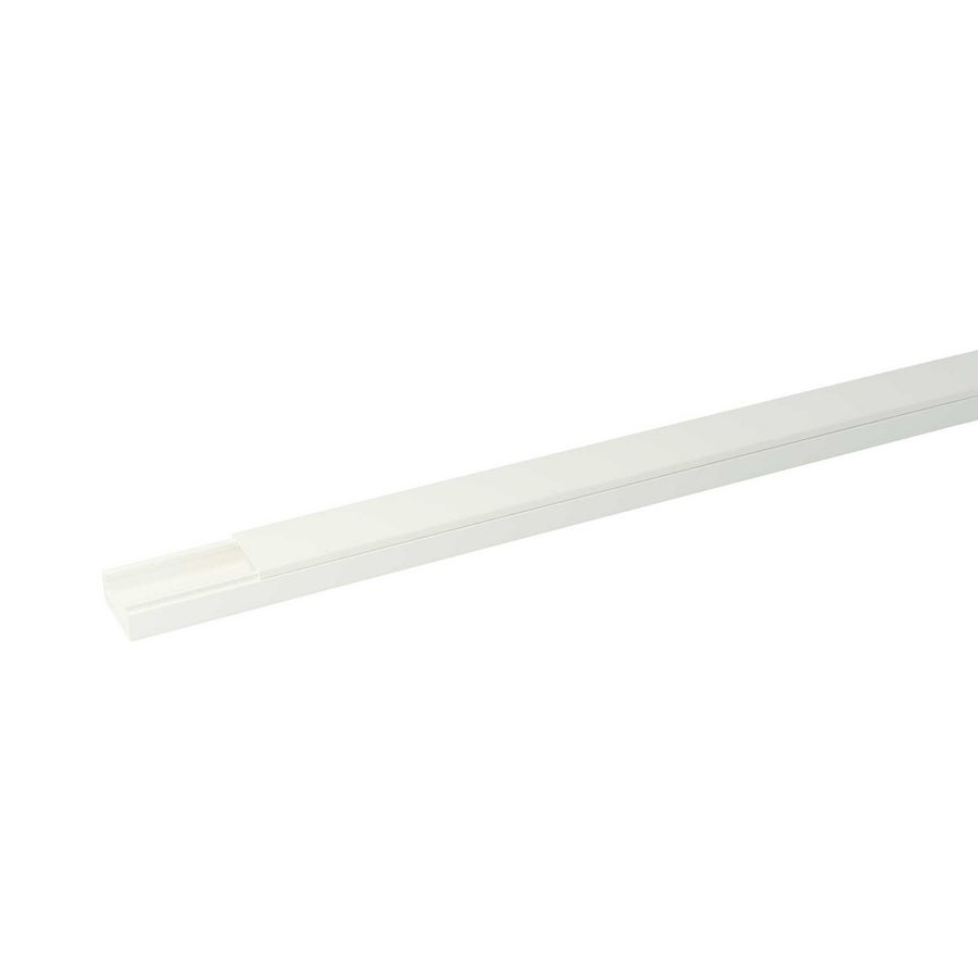 Lengte a 2m. Leidingkanaal P25 Koker+deksel wit
