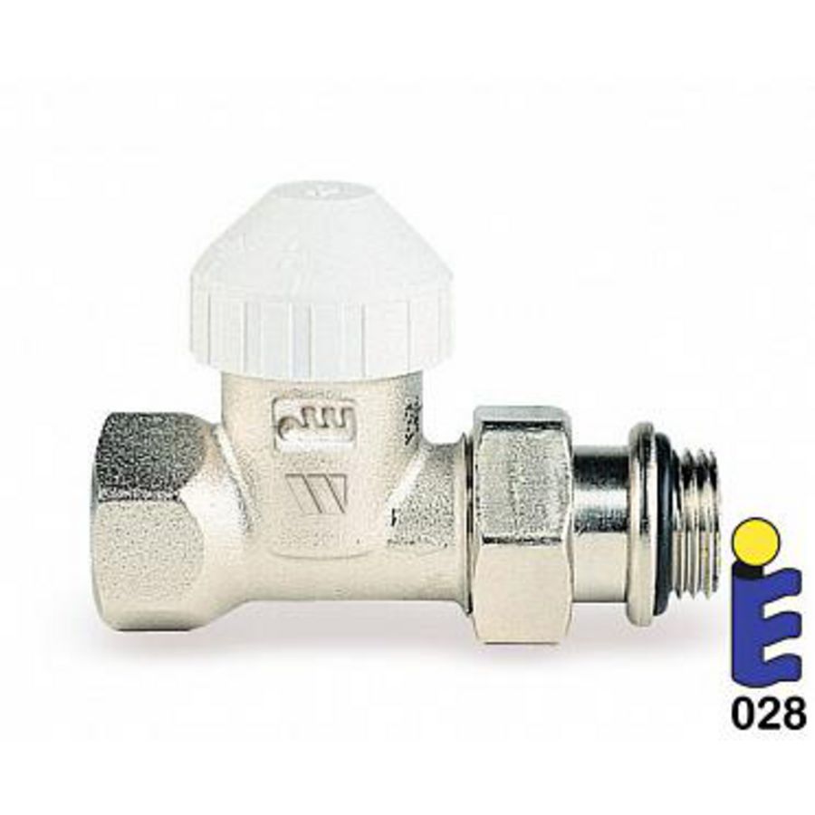 Radiatorkraan thermost. 131UMSN34 F 3/4 2,6 Kvs Recht