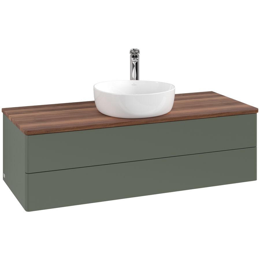 Wastafelonderkast Antao 1200x360x500mm L.Green Matt Lacquer K21052HL