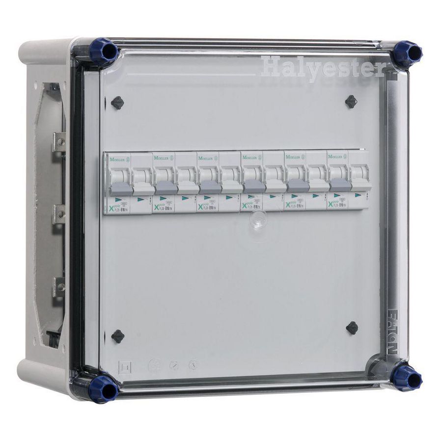 Lichtgroepenkast inst.aut. 6x16A incl. rails