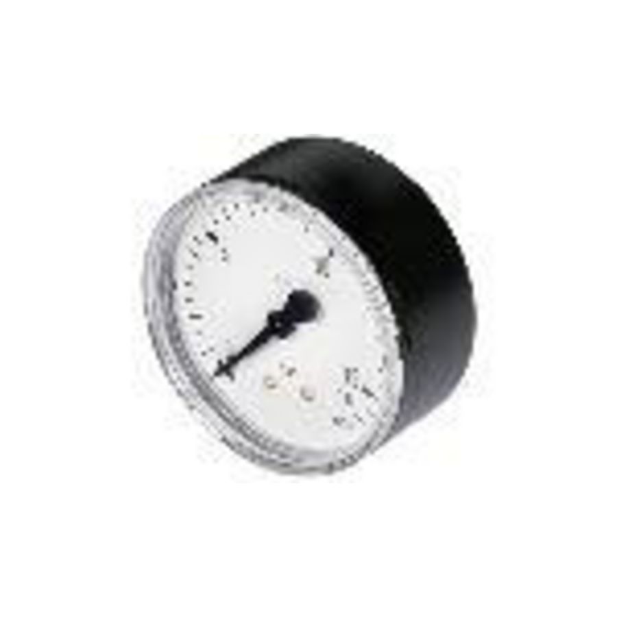 Manometer 1/4" voor D06F 63mm 0-10 bar