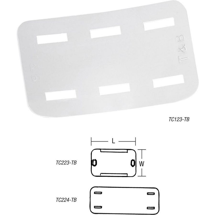 Identificatie Label 18mmX24mm Naturel VVE=1000