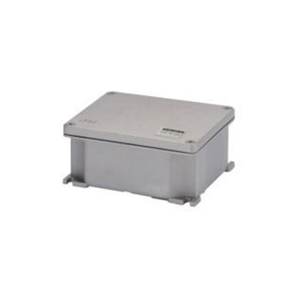 VERDEELDOOS GEGOTEN ALUMINIUM ONGELAKT 128x103x57 IP66