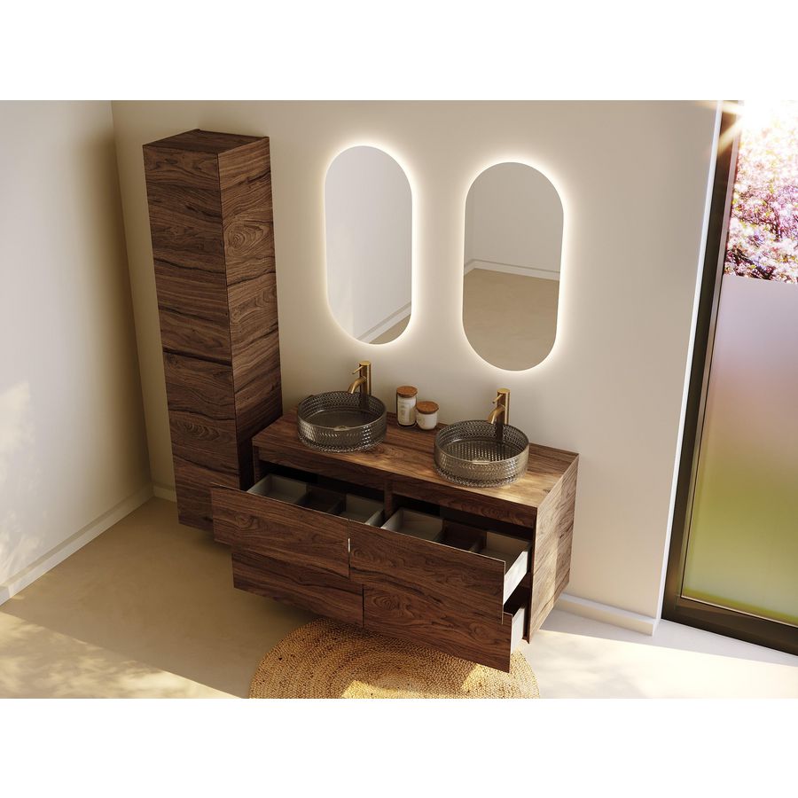 Counter Top+BC SPR-UP_46 120 2 60 +bowls Tobacco Oak