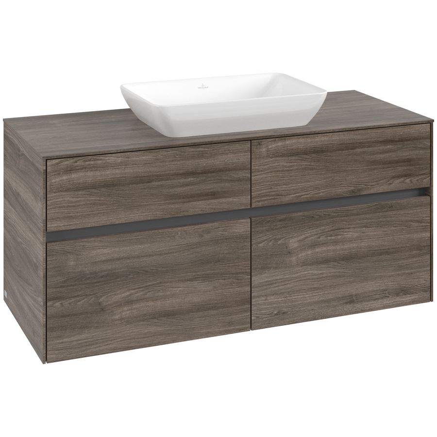 Wastafelonderkast Collaro 1200x548x500mm Sto.Oak C11200RK