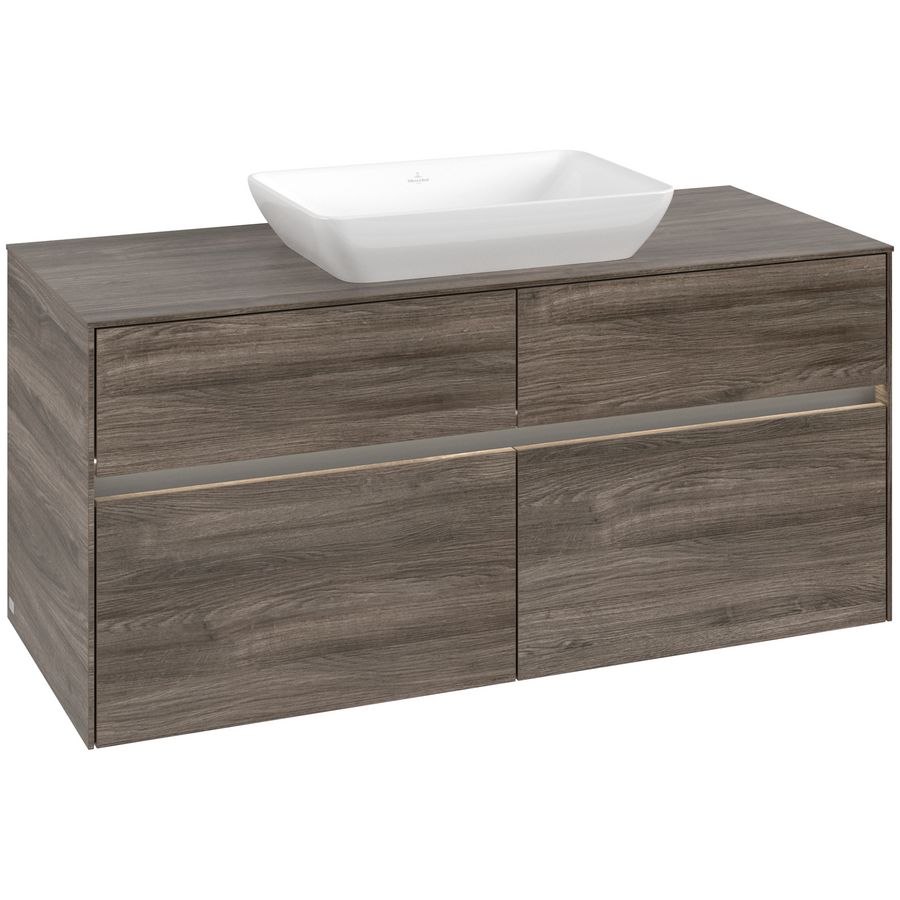 Wastafelonderkast Collaro 1200x548x500mm Sto.Oak C112B0RK