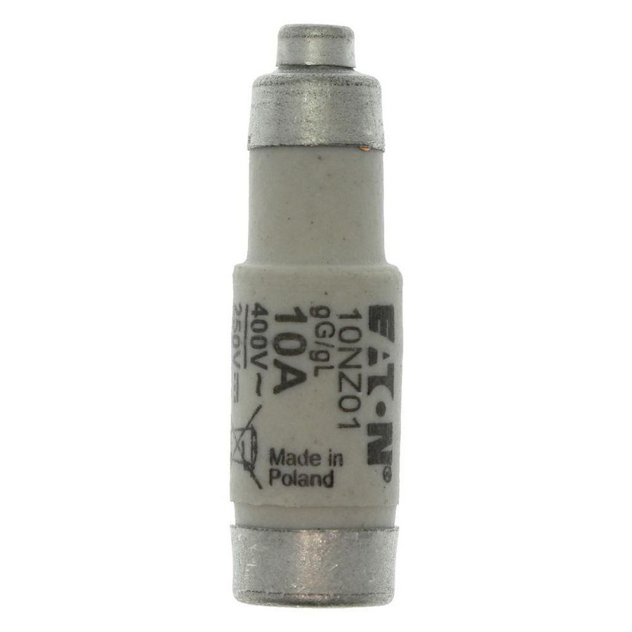 Zekering laagspanning 10A AC 400V D01 gL/gG IEC traag VVE=10