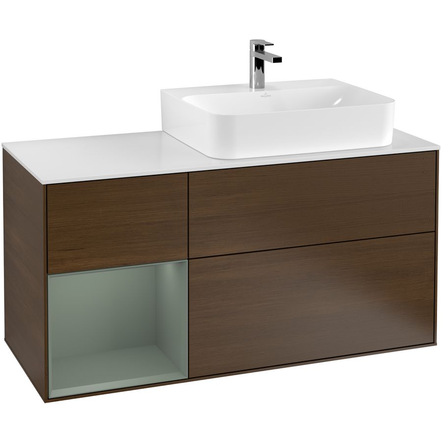 Wastafelonderkast Finion 1200x603x501mm W.Veneer F141GMGN