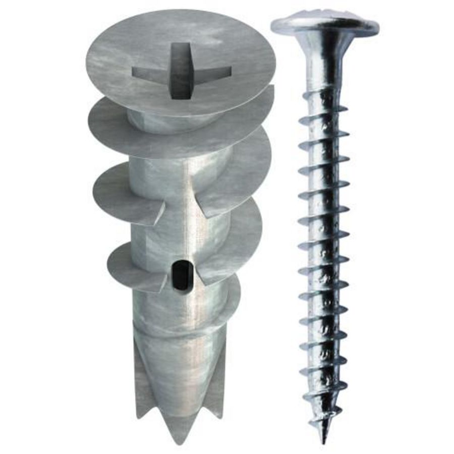 Spiral gipskartonplug Plus 37-2 + schroef VVE=50