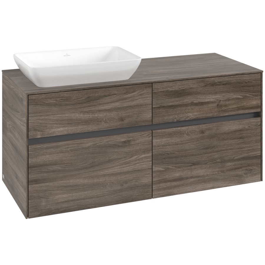 Wastafelonderkast Collaro 1200x548x500mm Sto.Oak C11300RK