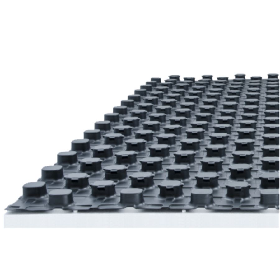 Noppenplaat NP11 1400x800mm isolatiedikte 10mm totale dikte 31mm tbv vloerverwarming