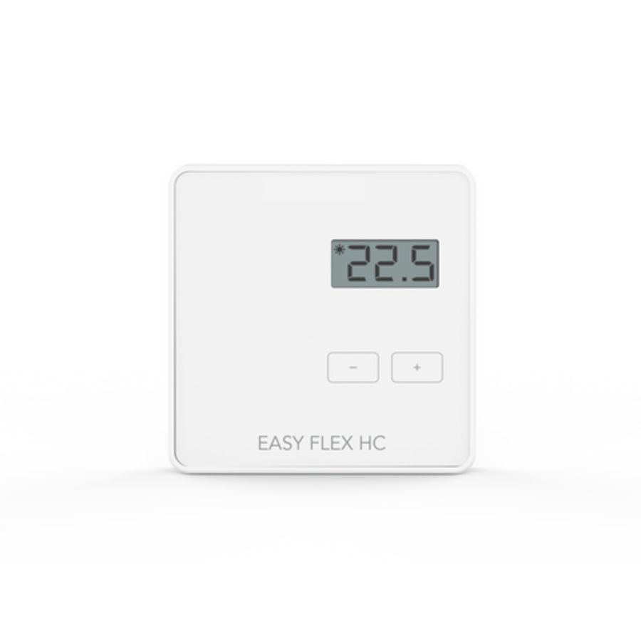 Thermostaat bedraad LCD Easy Flex HC wit