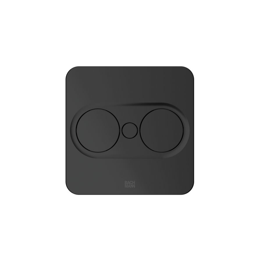 Twist 2 2x 230V RA 2m RA (stekker los bij) vierkant zwartmat