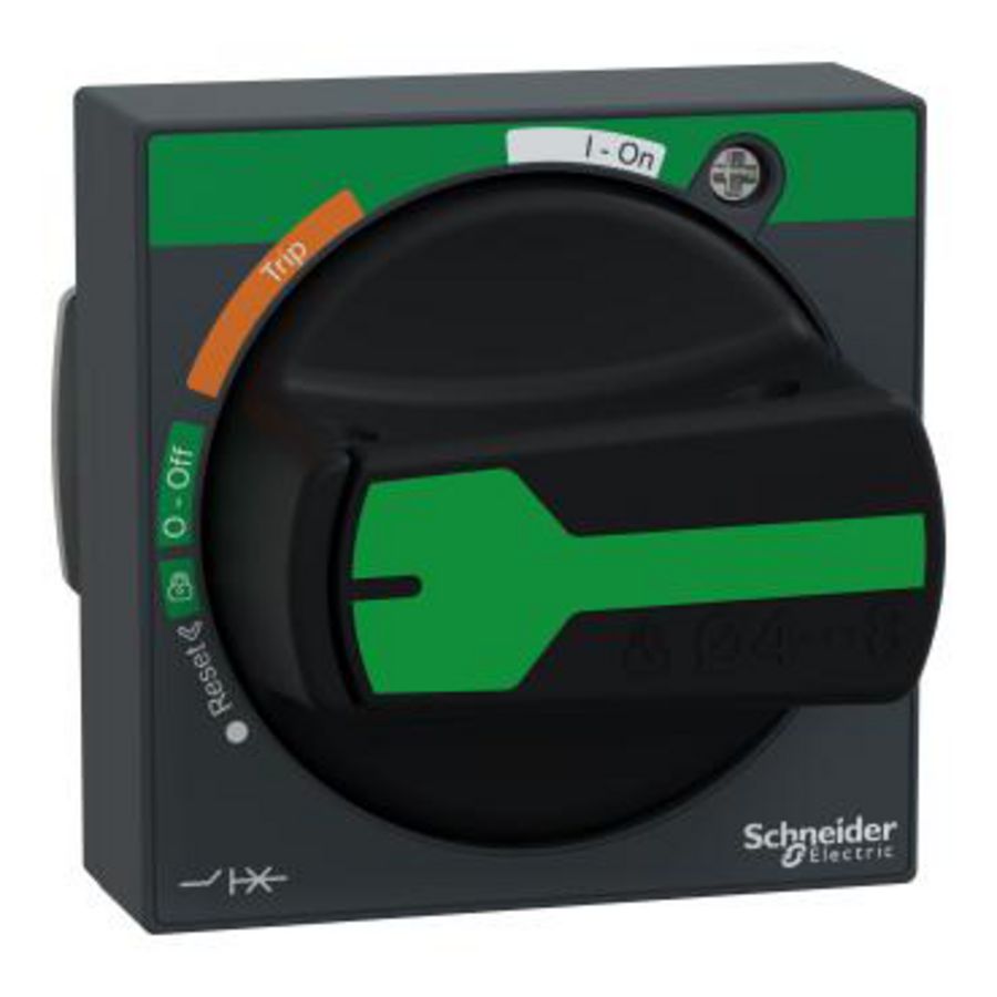 Draaibediening Zwart IP54 NSXm ComPact
