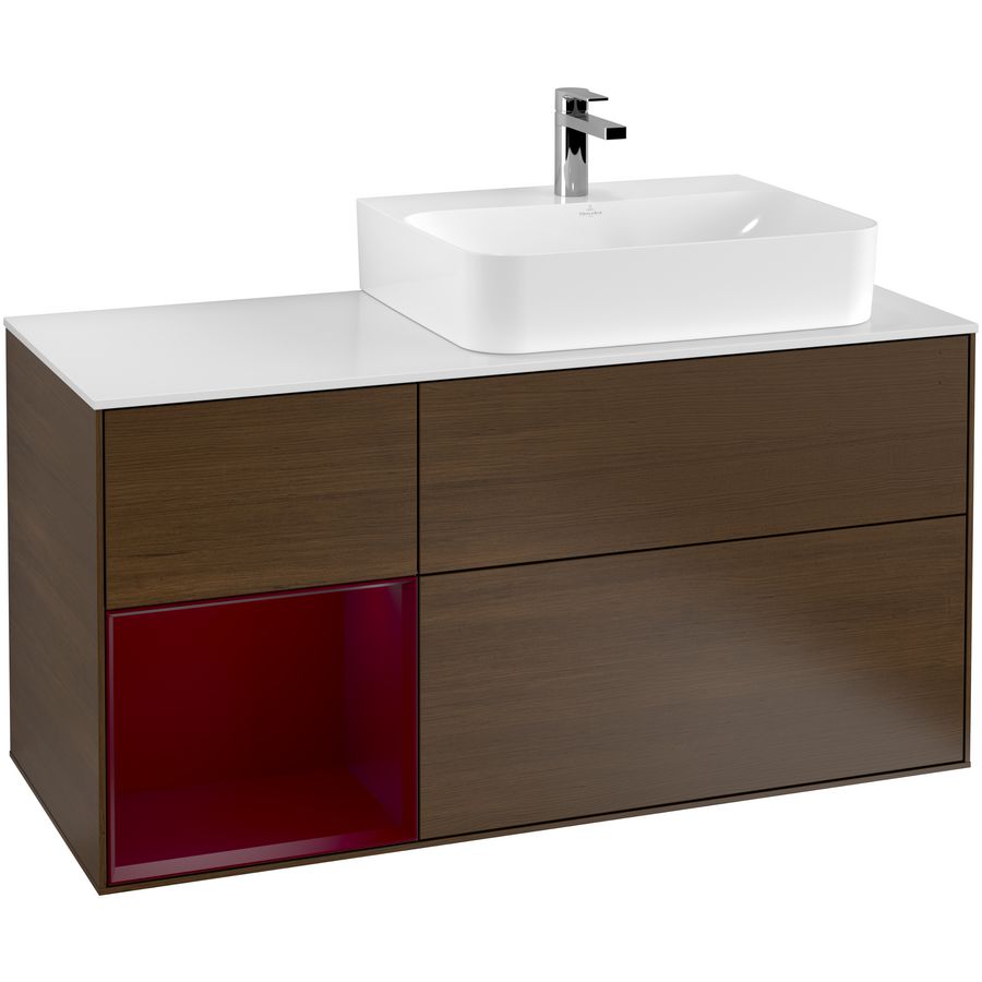 Wastafelonderkast Finion 1200x603x501mm W.Veneer F141HBGN