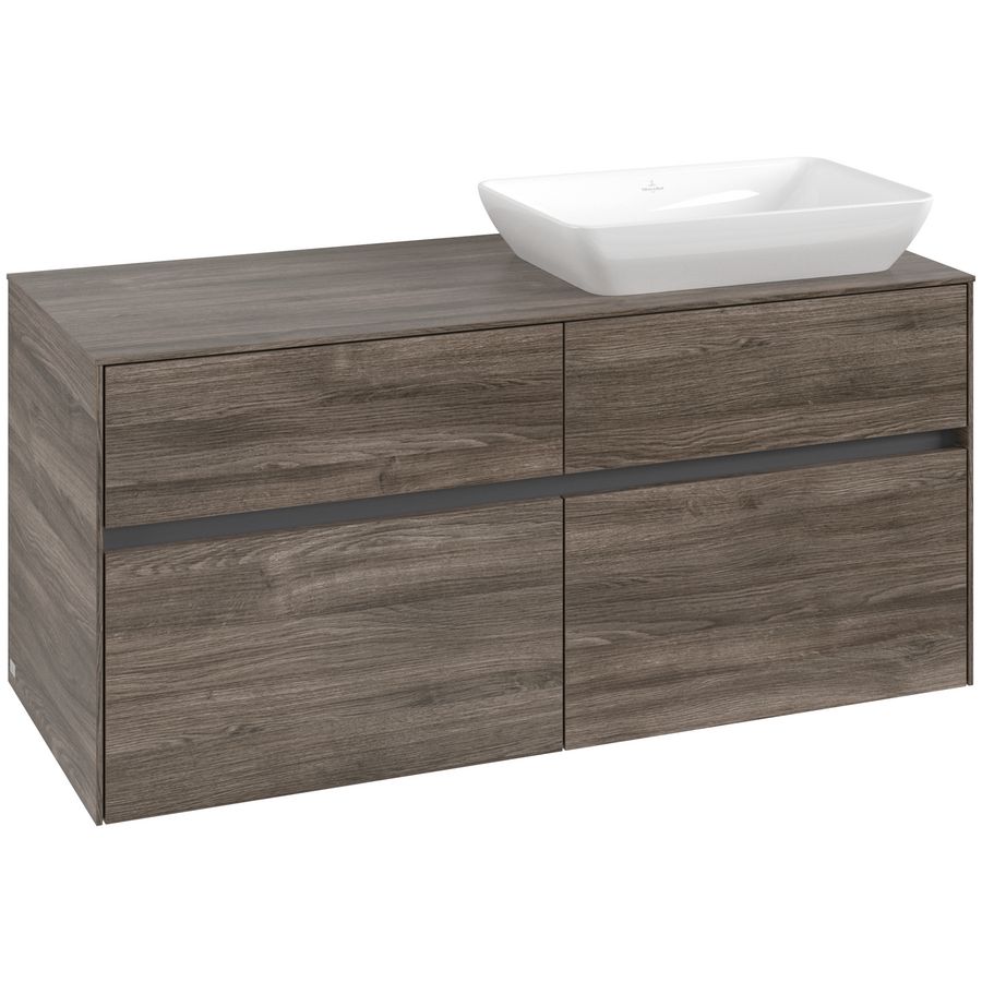 Wastafelonderkast Collaro 1200x548x500mm Sto.Oak C11400RK