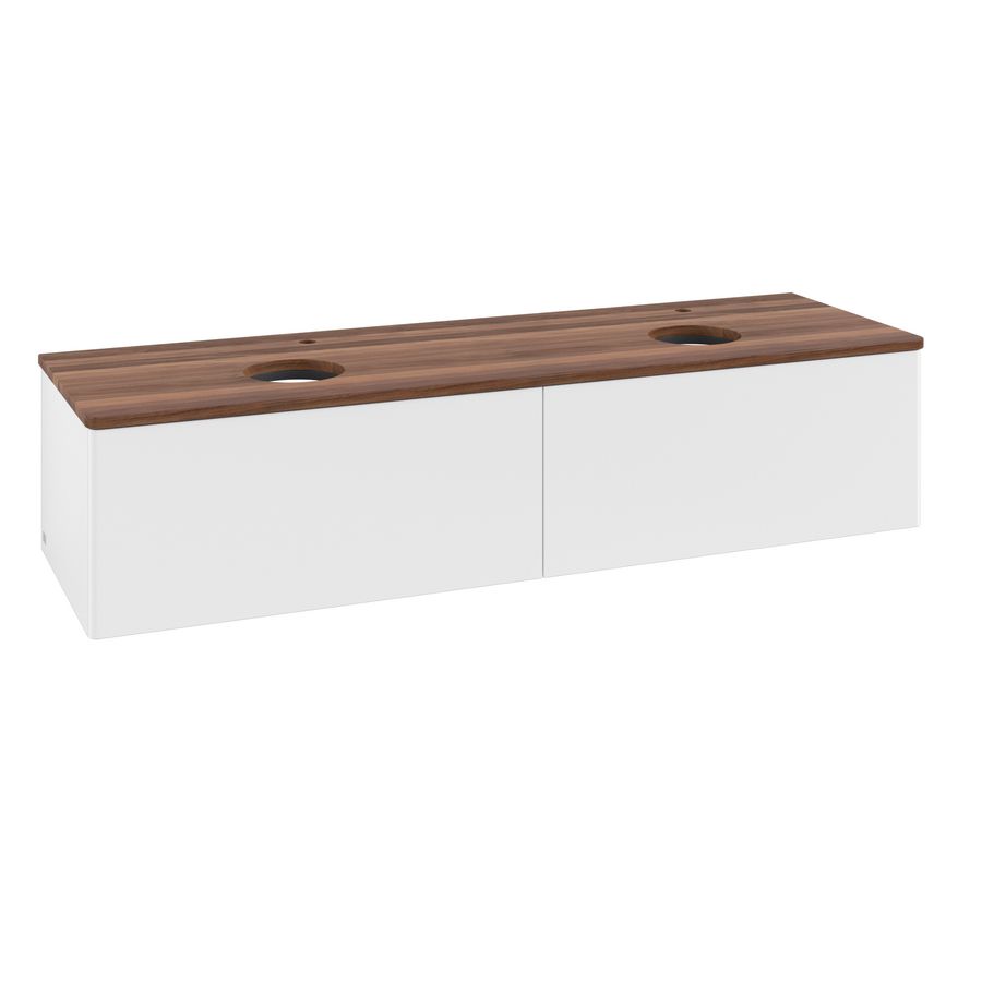 Wastafelonderkast Antao 1600x360x500mm White Matt Lacquer K39052MT