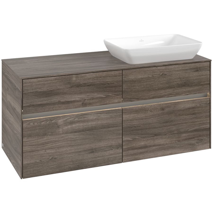Wastafelonderkast Collaro 1200x548x500mm Sto.Oak C114B0RK