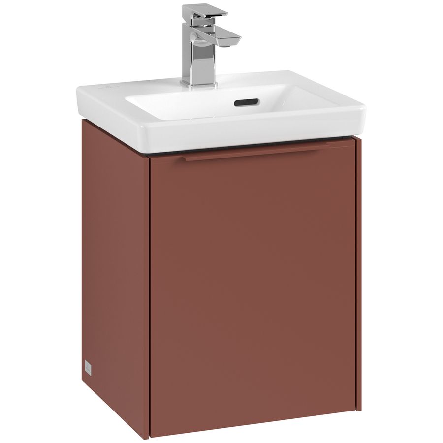 Wastafelonderkastkast SUBWAY 3.0 351x429x309mm Wine Red C58302AH greep monochroom