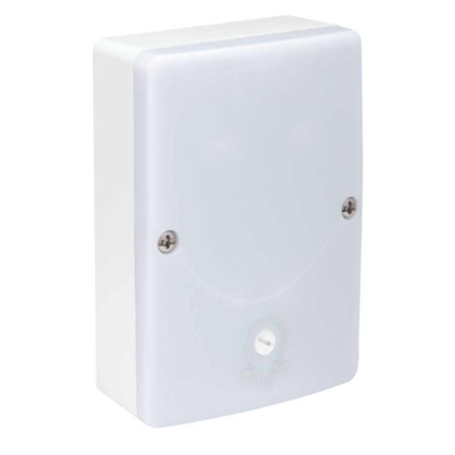 Schemerschakelaar 230V 3 lux-300 lux IP54 wit