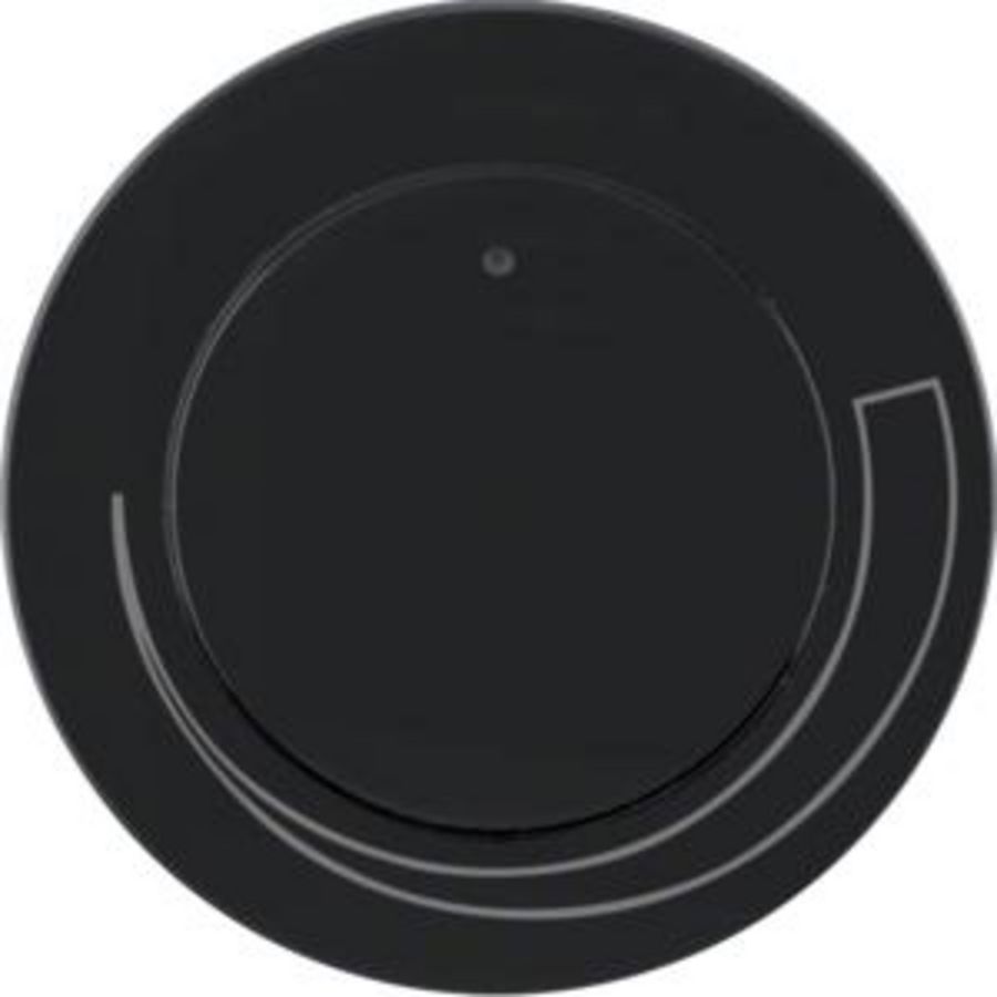 Afdek. + draaiknop v toerentalreg berker R.1/R.3/R.8 zwart