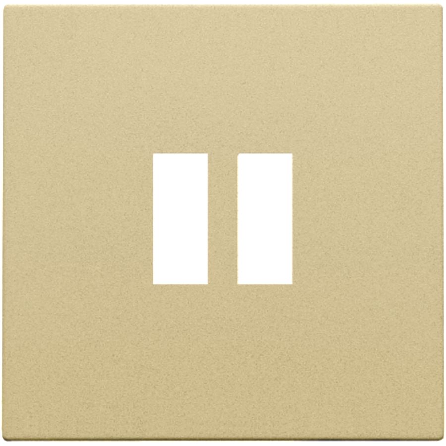 Afwerkingsset dubbele USB-A-lader gold coated