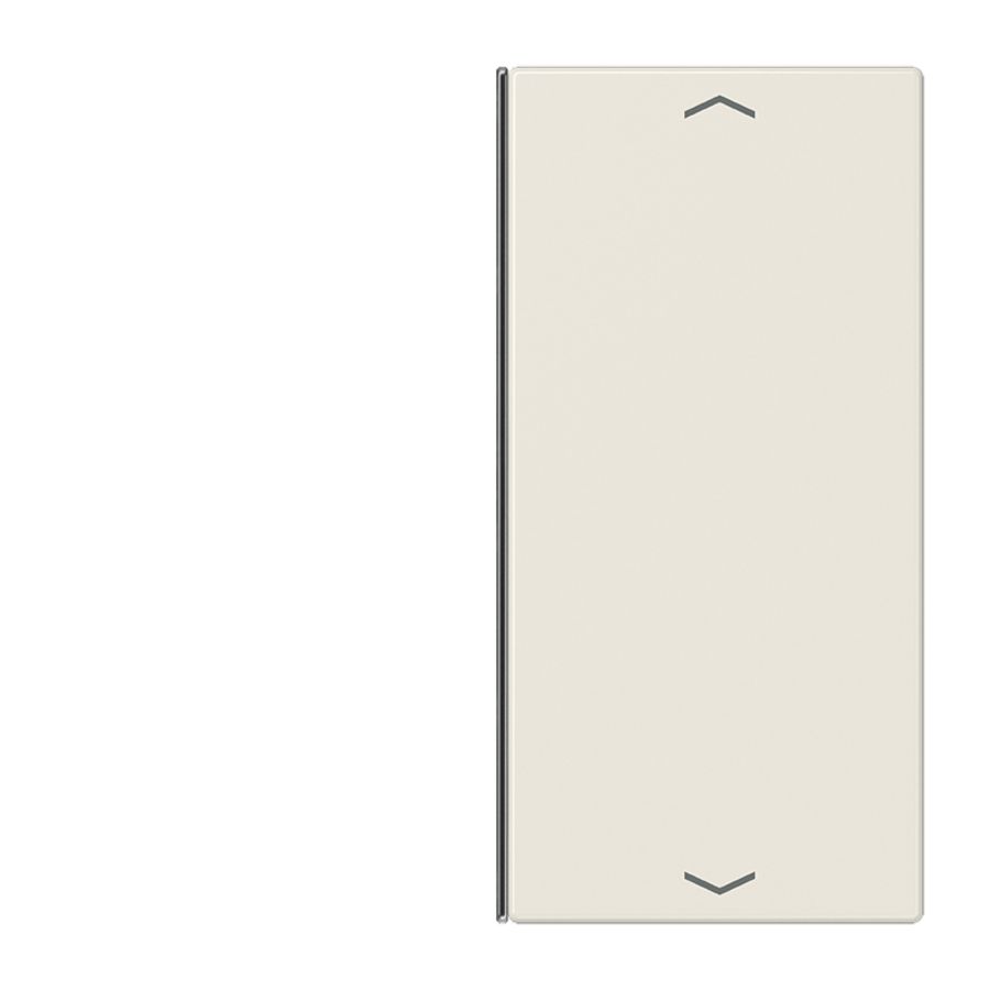 Tastafdekking 2-voudig pijl compleet LS wit KNX