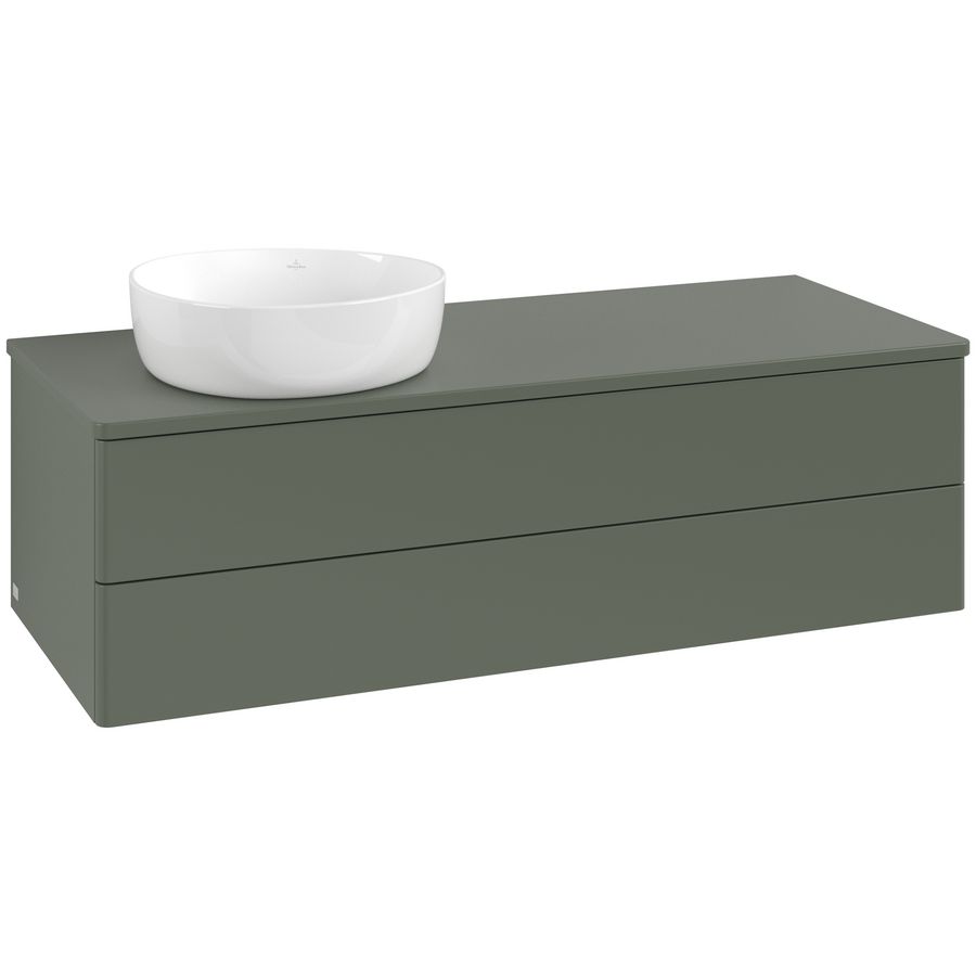 Wastafelonderkast Antao 1200x360x500mm L.Green Matt Lacquer K22010HL