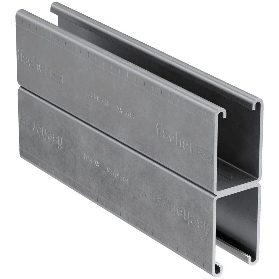 Lengte a 6m. montagerail FUS 62D/2,5 therm. verzinkt