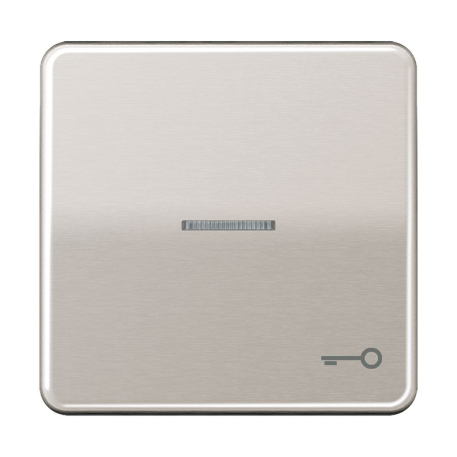 Schakelwip CD500 platin.met lens&sl.symbool