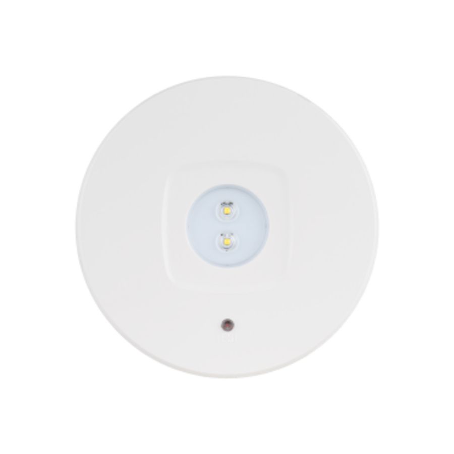 Noodverlichting Opbouw Rond Wit