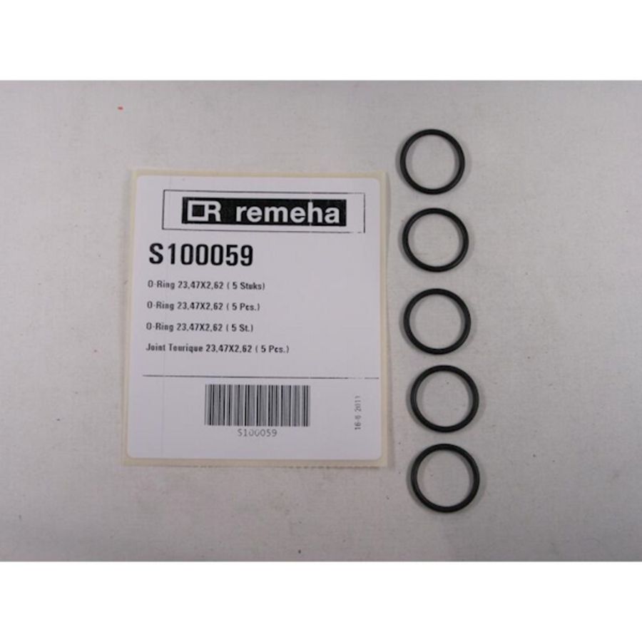 Set a 5st. O-ring 23,47x2,62 S100059