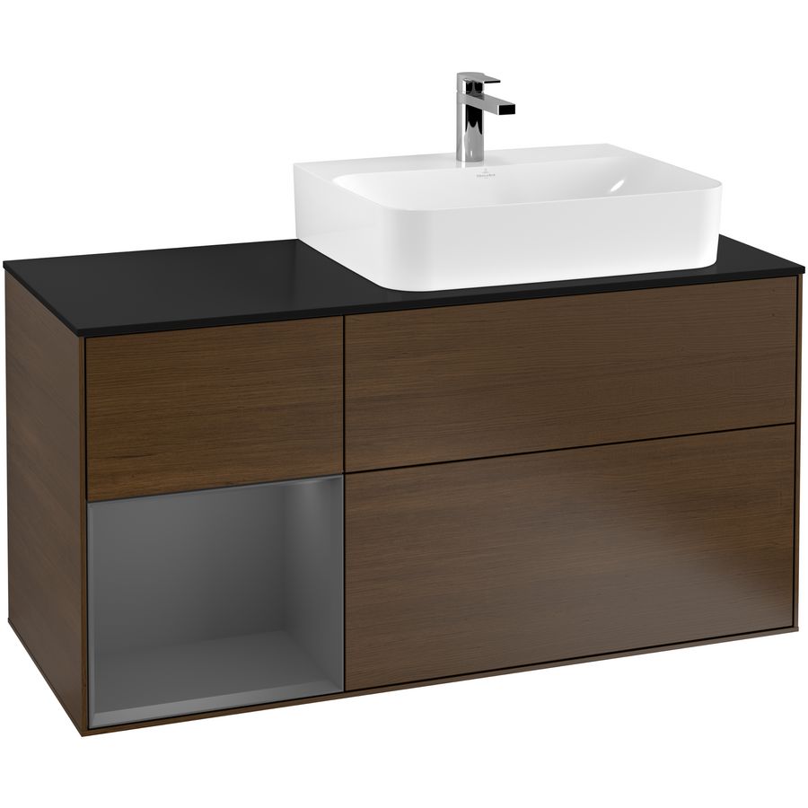 Wastafelonderkast Finion 1200x603x501mm W.Veneer F142GKGN