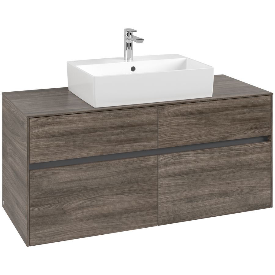 Wastafelonderkast Collaro 1200x548x500mm Sto.Oak C12800RK