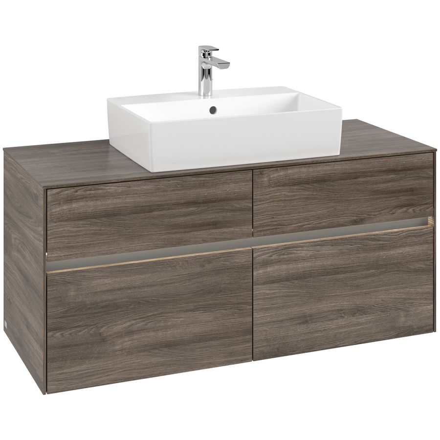 Wastafelonderkast Collaro 1200x548x500mm Sto.Oak C128B0RK