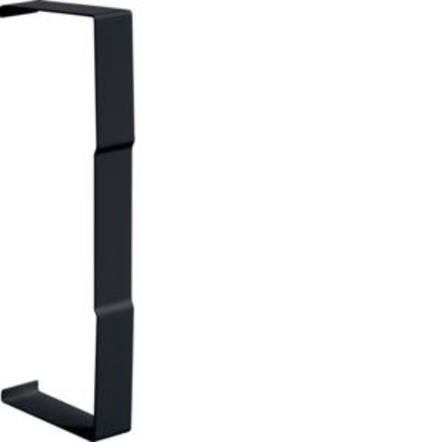 Afdekprofiel BR65 staal voor goot 68x210mm zwart