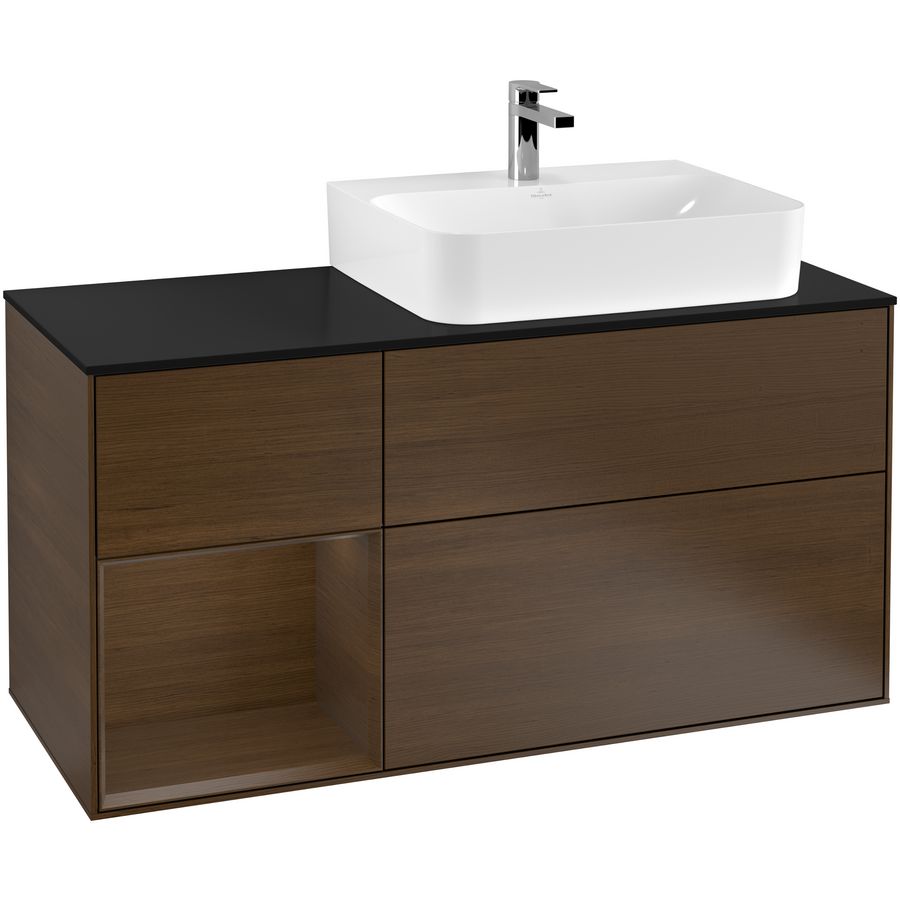 Wastafelonderkast Finion 1200x603x501mm W.Veneer F142GNGN