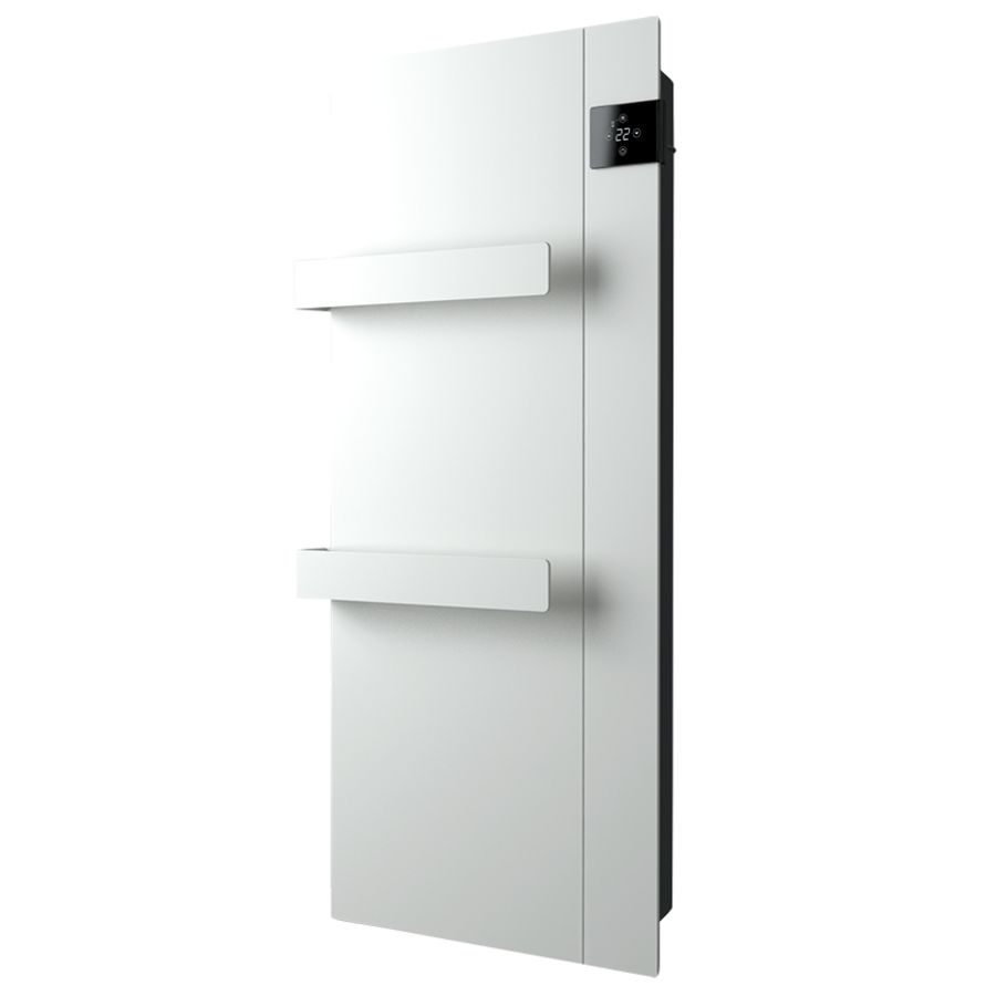 Elektr. badkameradiator E-Comfort ONSEN 900x400mm 750W wit staal