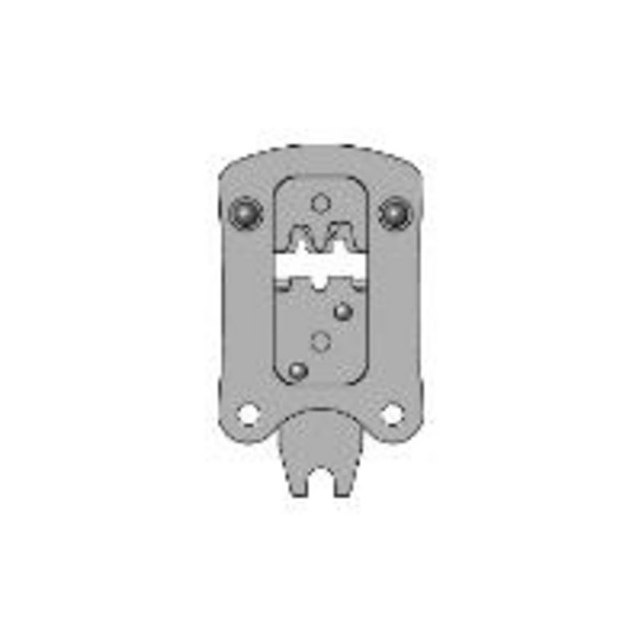 Matrijsset ongeisol. Vlak-steker/huls 4,8mm breed CSV10