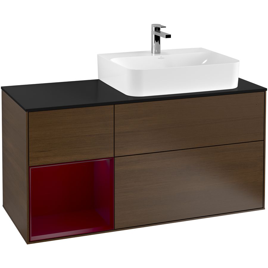 Wastafelonderkast Finion 1200x603x501mm W.Veneer F142HBGN