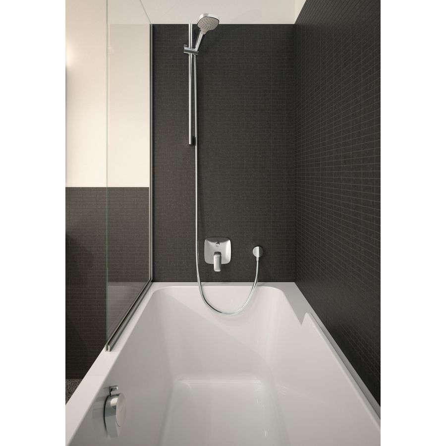 Ecostat Fixfit E wandaansluitbocht chroom 1/2x1/2