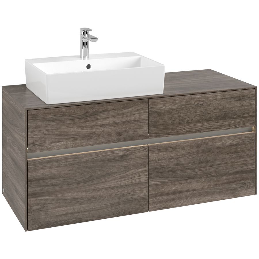 Wastafelonderkast Collaro 1200x548x500mm Sto.Oak C129B0RK
