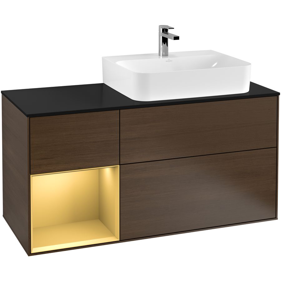 Wastafelonderkast Finion 1200x603x501mm W.Veneer F142HFGN