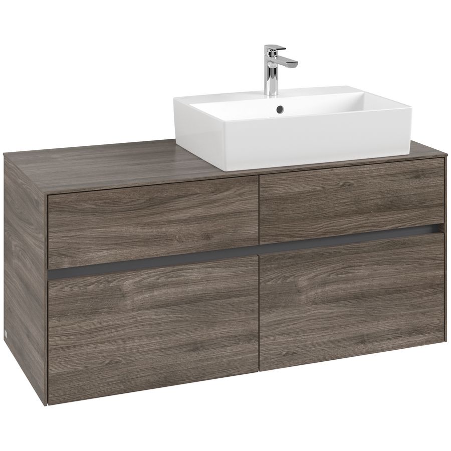 Wastafelonderkast Collaro 1200x548x500mm Sto.Oak C13000RK