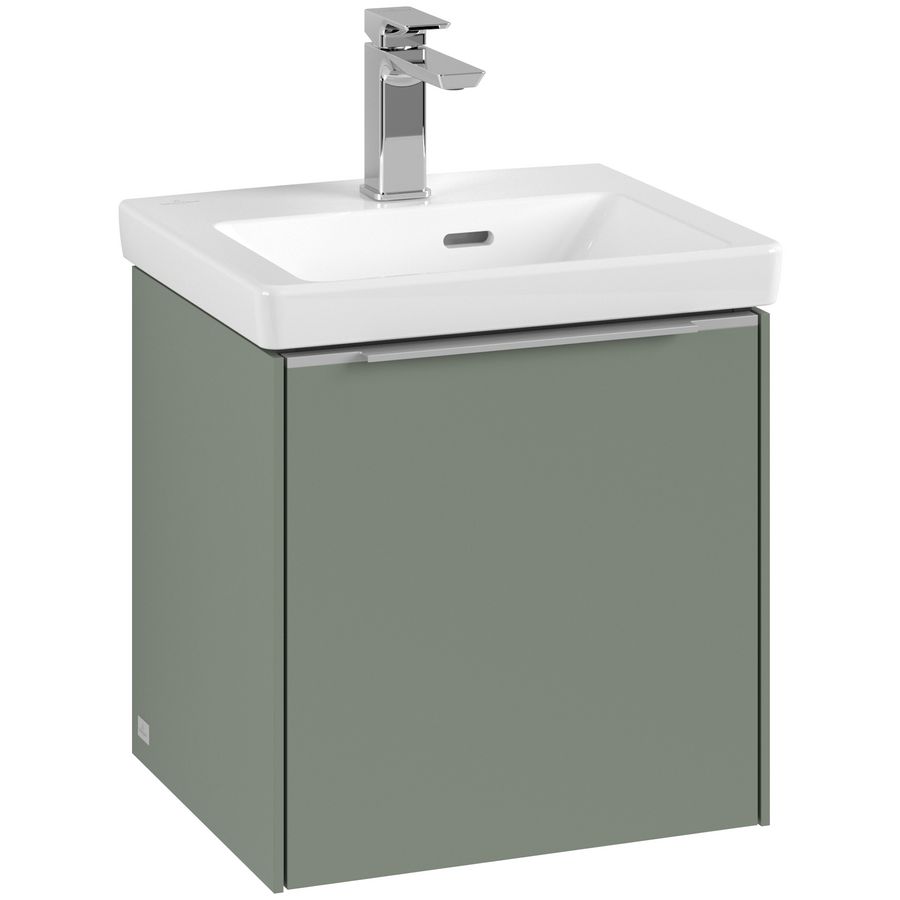 Wastafelonderkastkast SUBWAY 3.0 423x429x377,5mm Soft Green C58200AF greep alu. glans