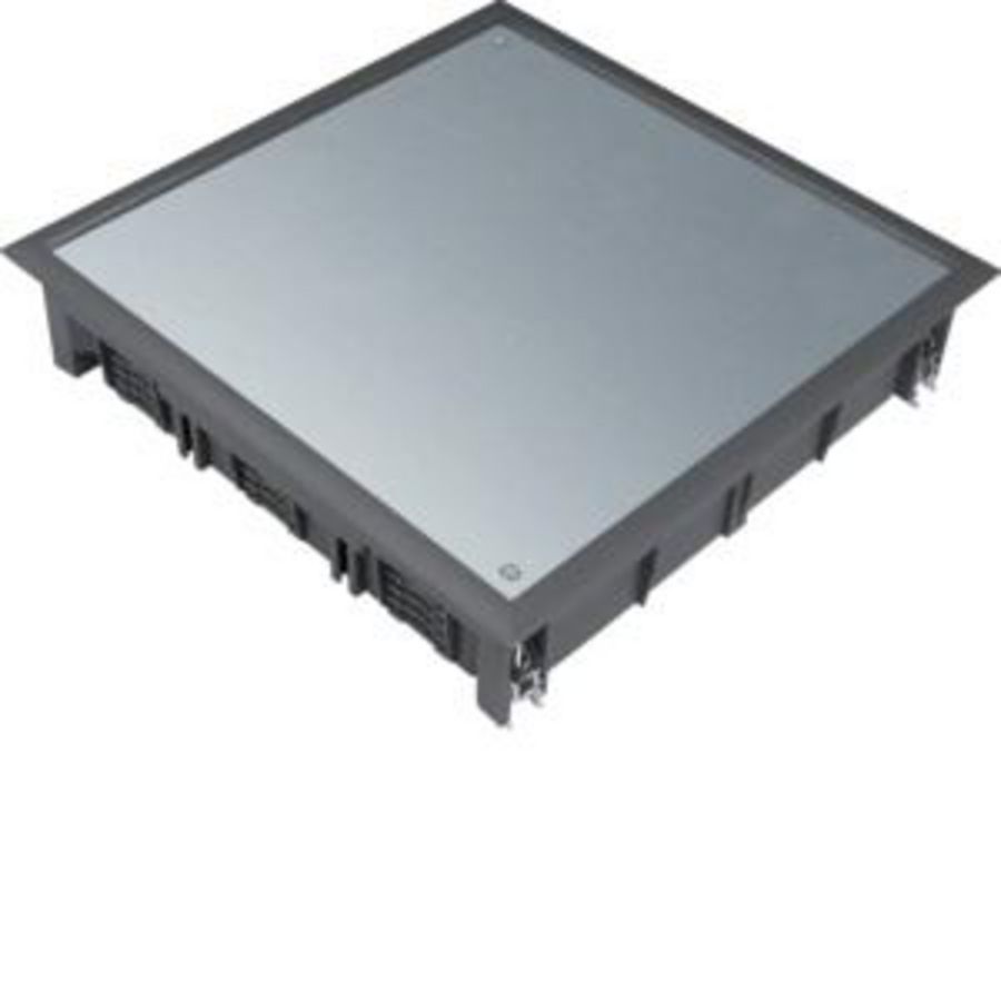 Deksel Q12 244x244mm zwart voor 5mm vloerafdekking