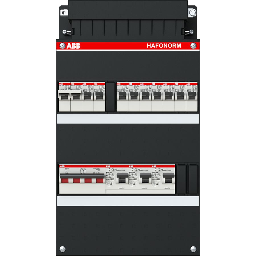 Installatiekast hoofdsch 3x 40A 3x aardleksch 9 afgaande