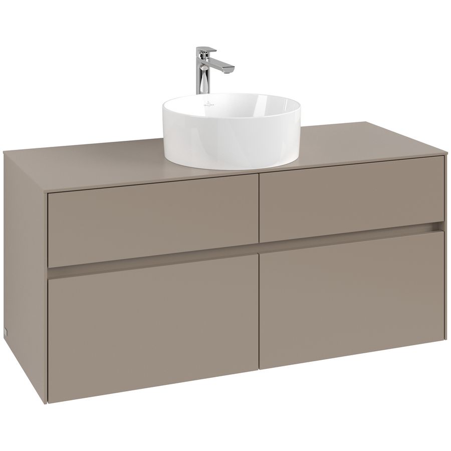 Wastafelonderkast Collaro 1200x548x500mm Taupe C04100VM